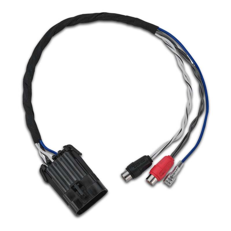 DS18 Plug and Play Harness For OEM Ride Command For 2-CH RCA Audio Signal and Remote Turn-on