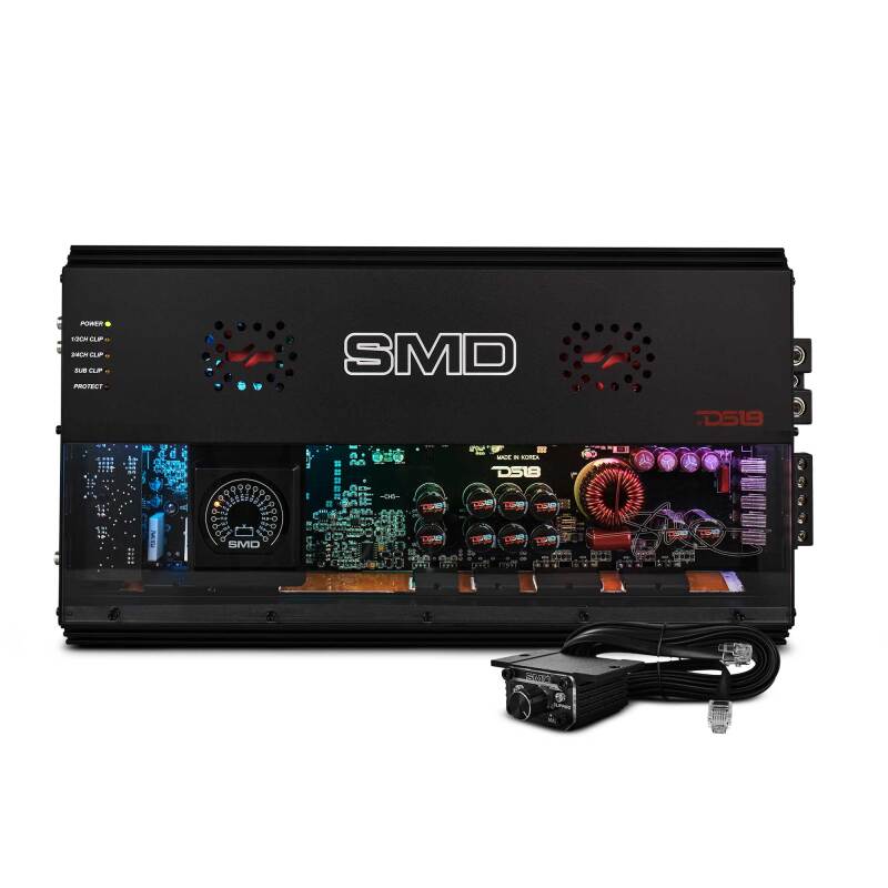 DS18 Steave Meade Colab 5-Ch Amp 2x 500/4ohm 1800/1ohm 4 x 250 1100/2ohm 4 x 180 700/4 ohm Watt LED