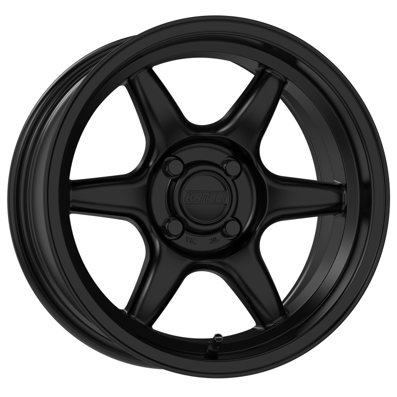 Kansei K11B Tandem 15x8in / 4X100 BP / 25mm Offset / 73.1mm Bore - Satin Black