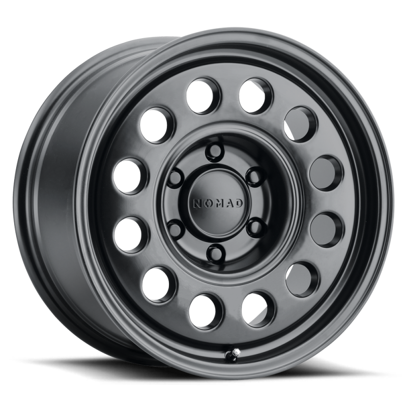 Nomad N501SB Convoy 17x8.5in / 5X127 BP / 25mm Offset / 78.1mm Bore - Satin Black