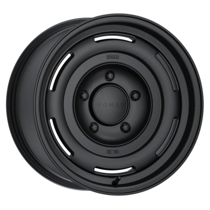 Nomad N504SB Field 17x8.5in / 5X150 BP / 35mm Offset / 110.5mm Bore - Satin Black