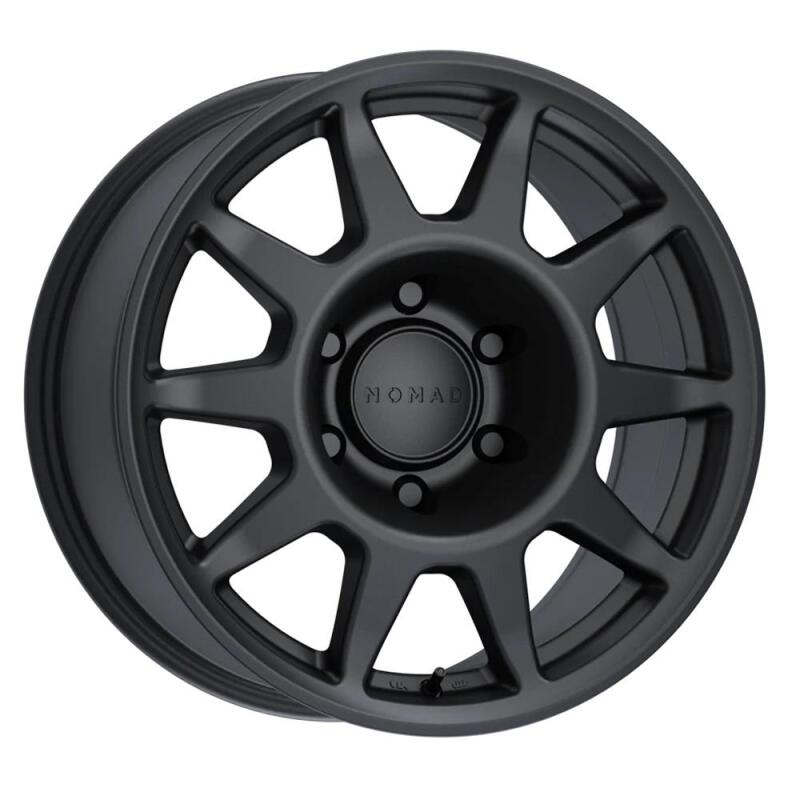 Nomad N505SB Touring 16x8in / 5X150 BP / 0mm Offset / 110.5mm Bore - Satin Black
