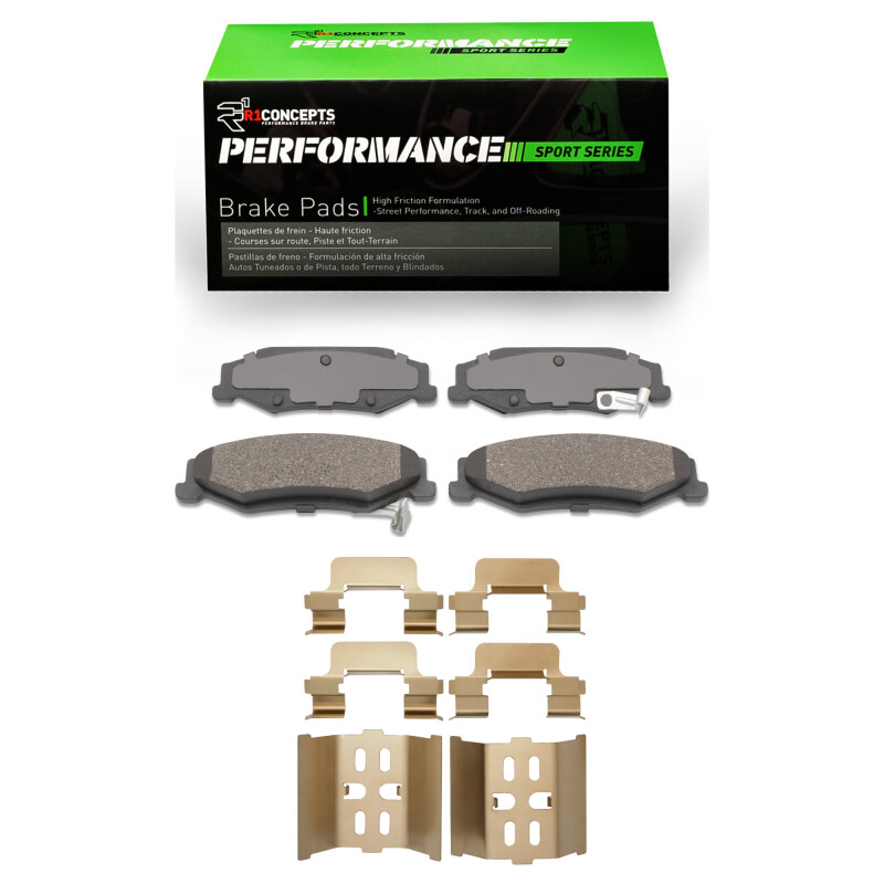 R1 1997-2013 Cadillac XLR Rear R1 Performance Sport Pads & Hardware Kit