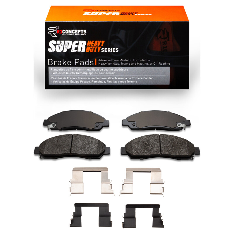 R1 2004-2008 Chevrolet Colorado Front R1 Super Duty Pads & Hardware Kit