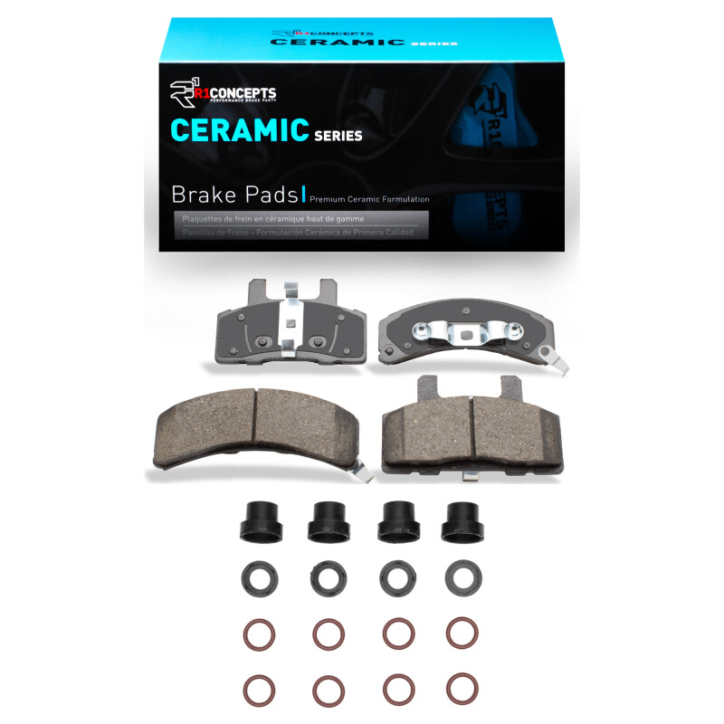R1 1988-2002 Cadillac Escalade Front R1 Ceramic Pads & Hardware Kit