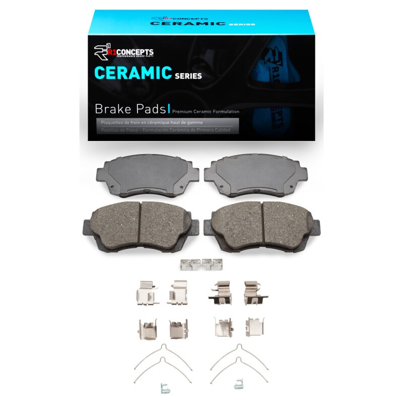 R1 1995-2003 Toyota Camry Front R1 Ceramic Pads & Hardware Kit