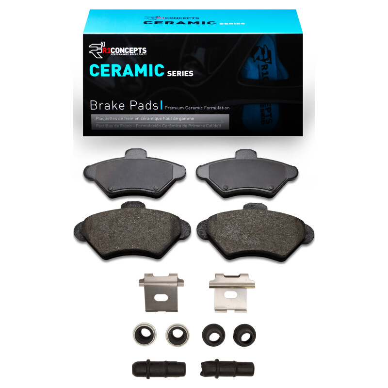 R1 1993-1998 Ford Mustang Front R1 Ceramic Pads & Hardware Kit