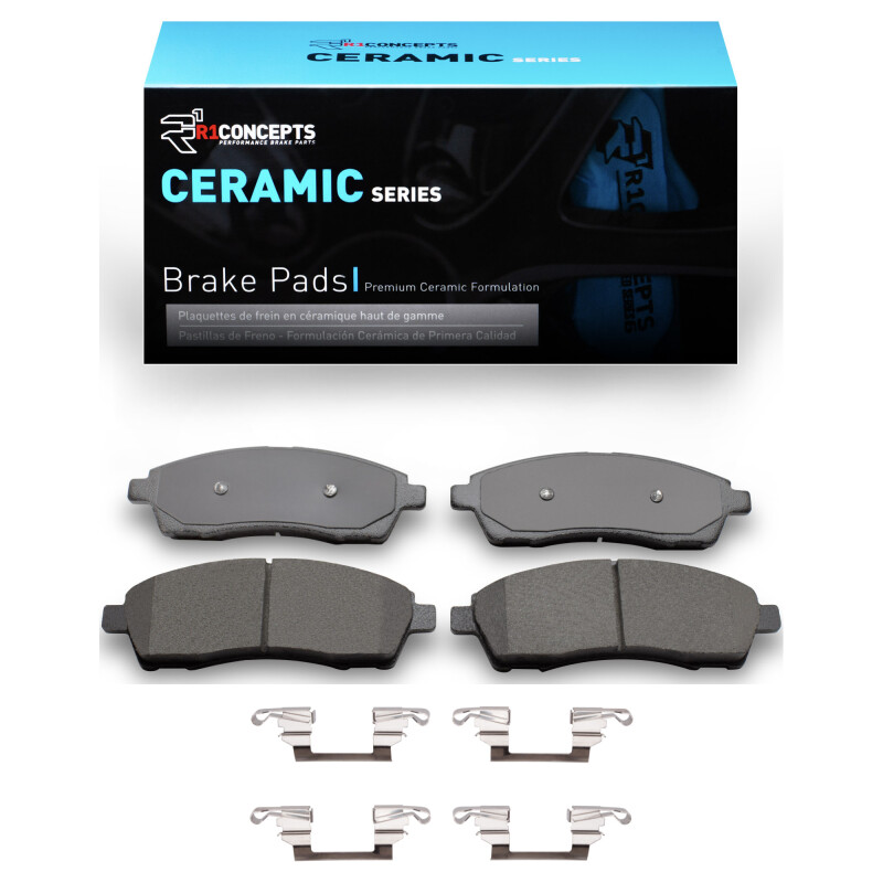R1 1999-2005 Ford Excursion Rear R1 Ceramic Pads & Hardware Kit