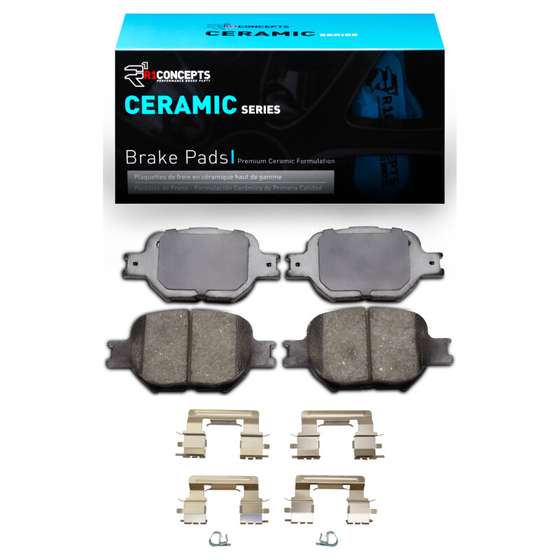 R1 2000-2010 Scion TC Front R1 Ceramic Pads & Hardware Kit
