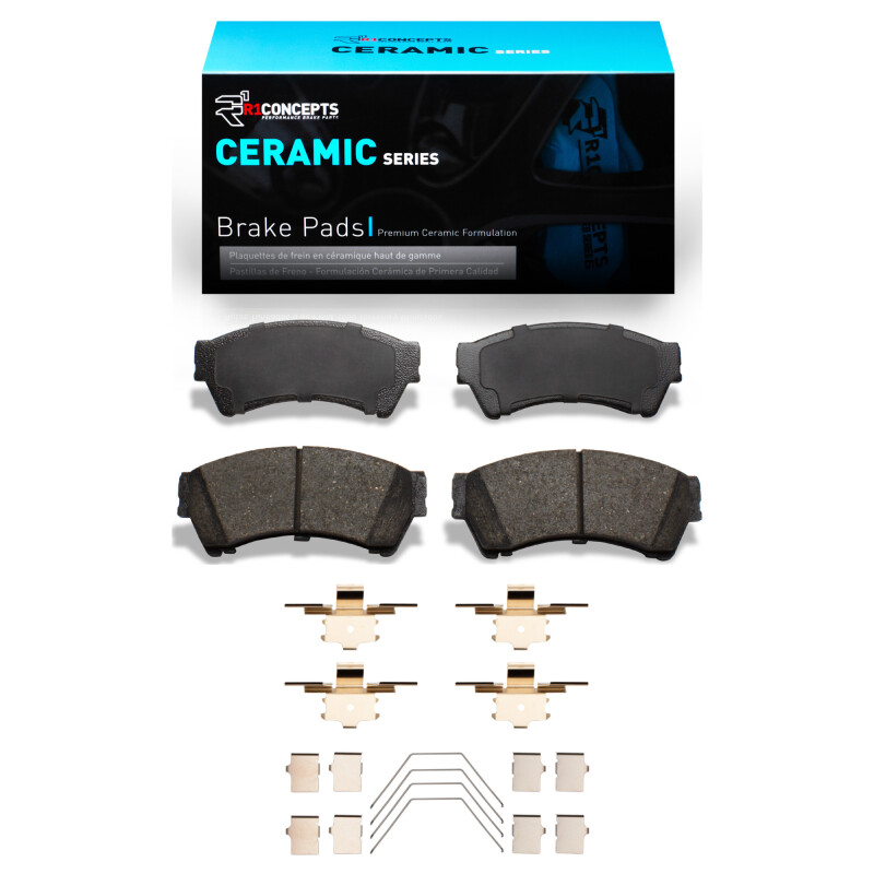 R1 2006-2013 Ford Fusion Front R1 Ceramic Pads & Hardware Kit