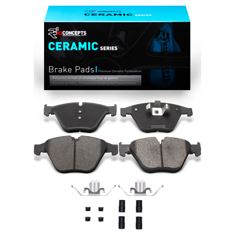 R1 2007-2015 BMW 323I Front R1 Ceramic Pads & Hardware Kit