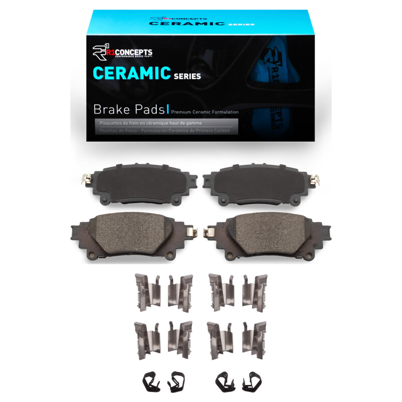 R1 2013-2020 Lexus GS450H Rear R1 Ceramic Pads & Hardware Kit