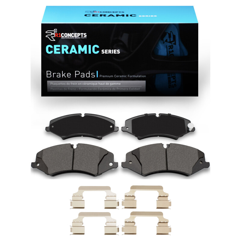 R1 2010-2017 Land Rover Discovery Front R1 Ceramic Pads & Hardware Kit