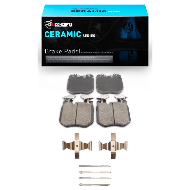 R1 2016-2025 BMW 540I Front R1 Ceramic Pads & Hardware Kit
