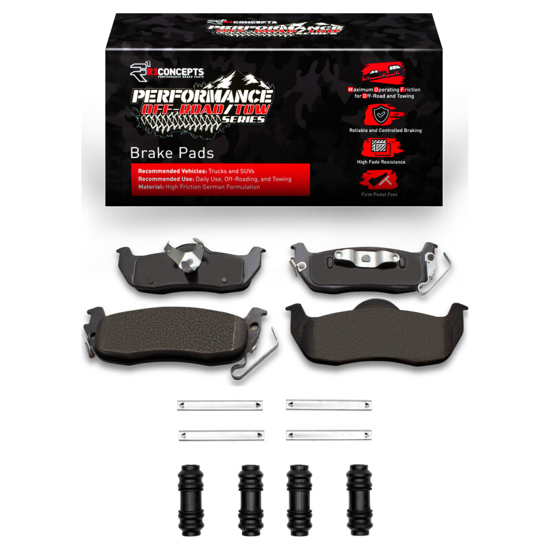 R1 2004-2015 Infiniti QX56 Rear Performance Off-Road/Tow Brake Pads & Hardware Kit