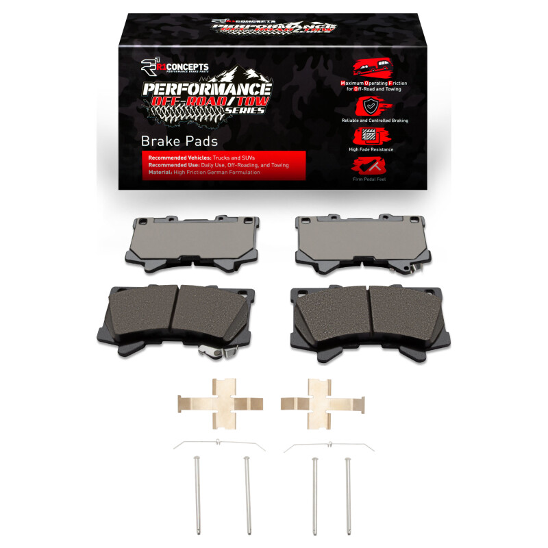 R1 2022-2025 Lexus GX550 Front Performance Off-Road/Tow Brake Pads & Hardware Kit