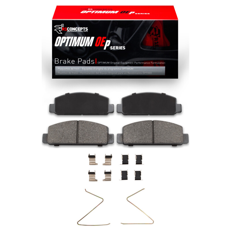 R1 1984-1991 Mazda RX-7 Front R1 Optimum OE Pads & Hardware Kit