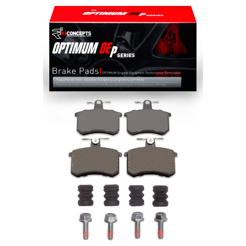 R1 1980-2001 Alfa Romeo 164 Rear R1 Optimum OE Pads & Hardware Kit