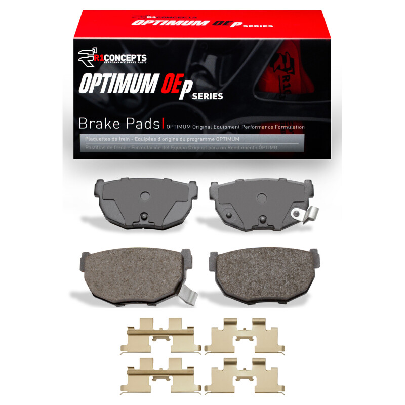 R1 1981-1998 Nissan 240SX Rear R1 Optimum OE Pads & Hardware Kit