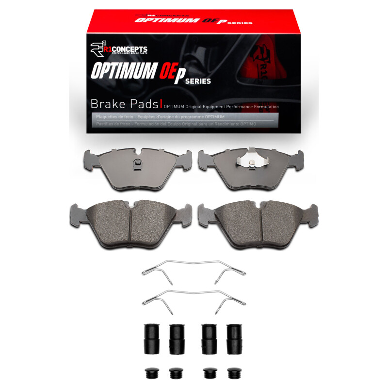 R1 1989-2006 Audi 200 Front R1 Optimum OE Pads & Hardware Kit