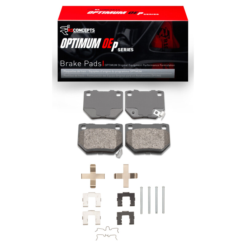 R1 1989-1996 Nissan 300ZX Rear R1 Optimum OE Pads & Hardware Kit