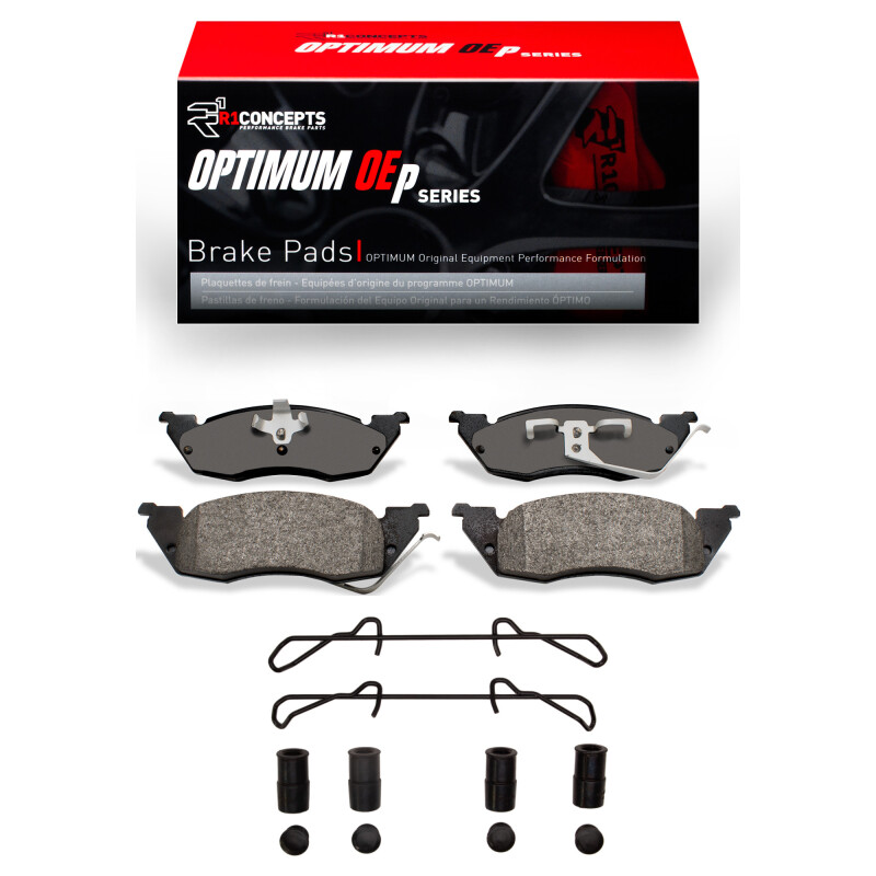 R1 1991-1998 Dodge Dakota 4WD Front R1 Optimum OE Pads & Hardware Kit