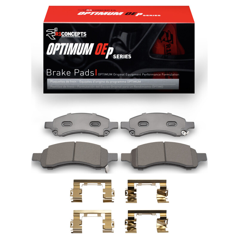 R1 2007-2017 Buick Enclave Front R1 Optimum OE Pads & Hardware Kit