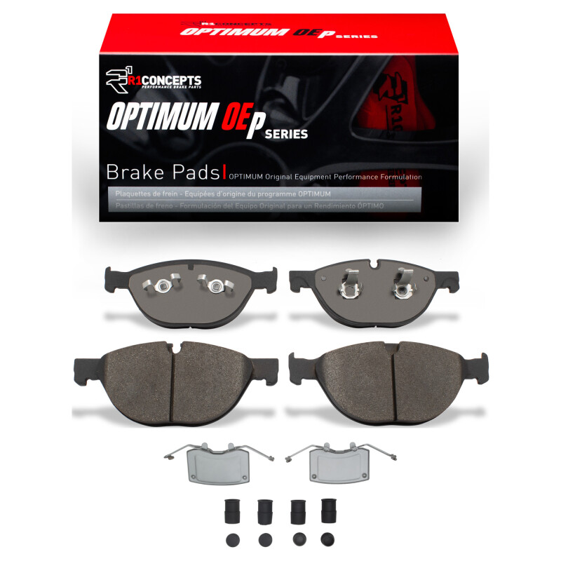 R1 2010-2024 Jaguar XFR-S Front R1 Optimum OE Pads & Hardware Kit