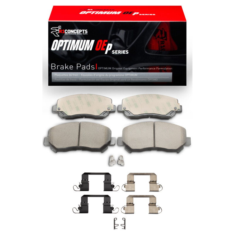R1 2013-2016 Chrysler 200 Front R1 Optimum OE Pads & Hardware Kit