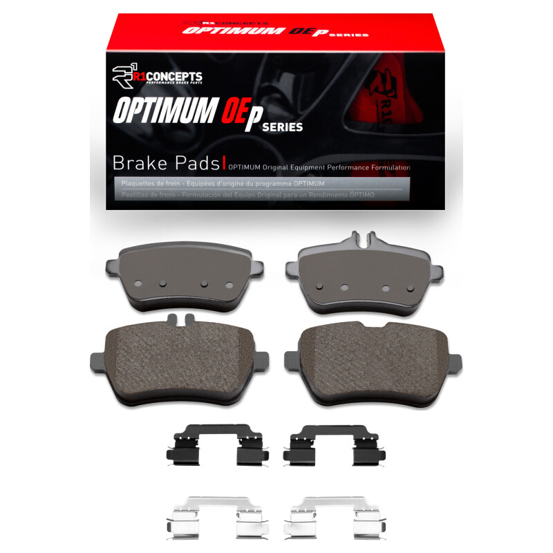 R1 2013-2021 Mercedes-Benz SL550 Rear R1 Optimum OE Pads & Hardware Kit