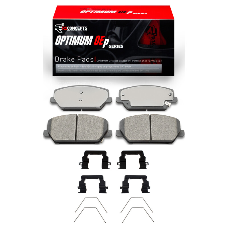 R1 2022-2025 Hyundai Elantra N Front R1 Optimum OE Pads & Hardware Kit