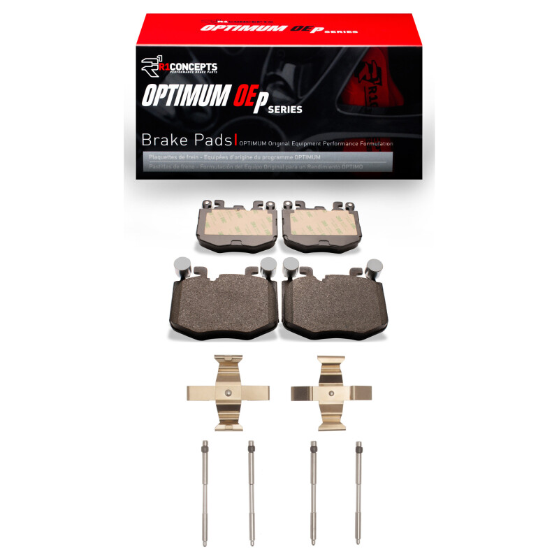 R1 2022-2025 BMW 330e Front R1 Optimum OE Pads & Hardware Kit