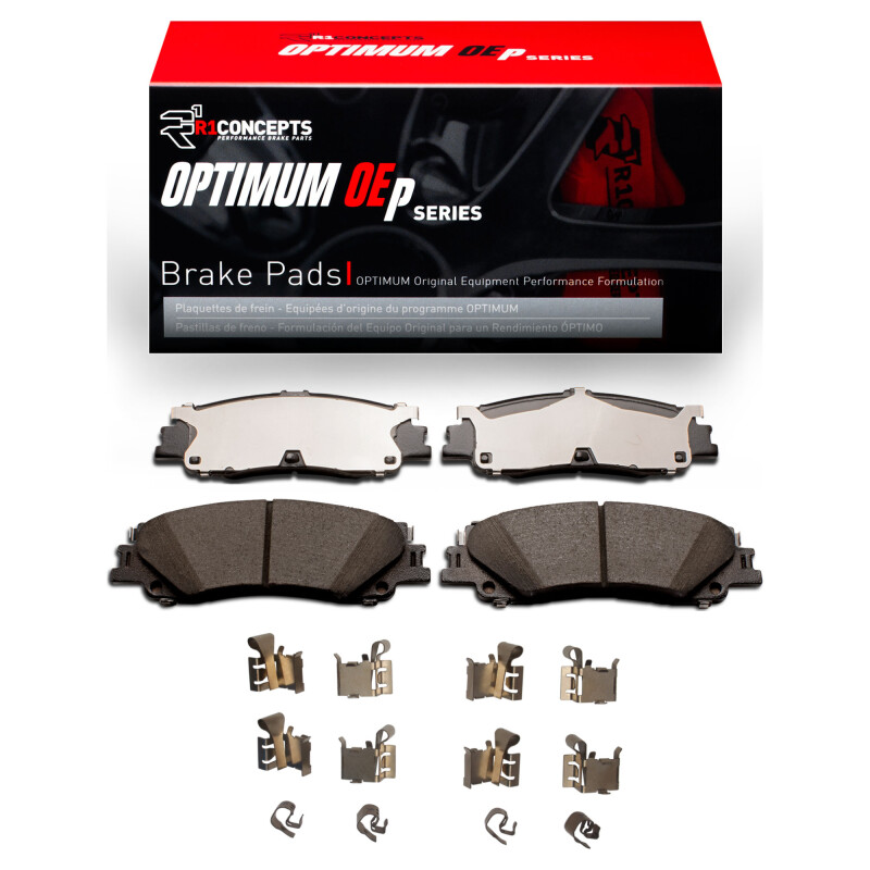 R1 2022-2025 Infiniti QX80 Rear R1 Optimum OE Pads & Hardware Kit