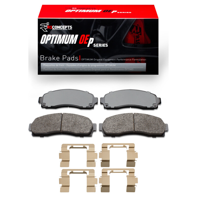 R1 2003-2011 Ford Ranger (USA/Canada) Front R1 Optimum OE Pads & Hardware Kit