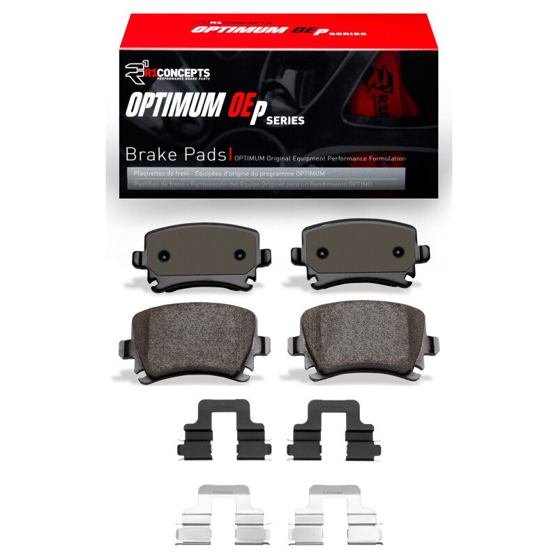 R1 2005-2011 Audi A3 Rear R1 Optimum OE Pads & Hardware Kit