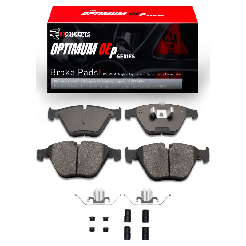 R1 2007-2015 BMW 323I Front R1 Optimum OE Pads & Hardware Kit