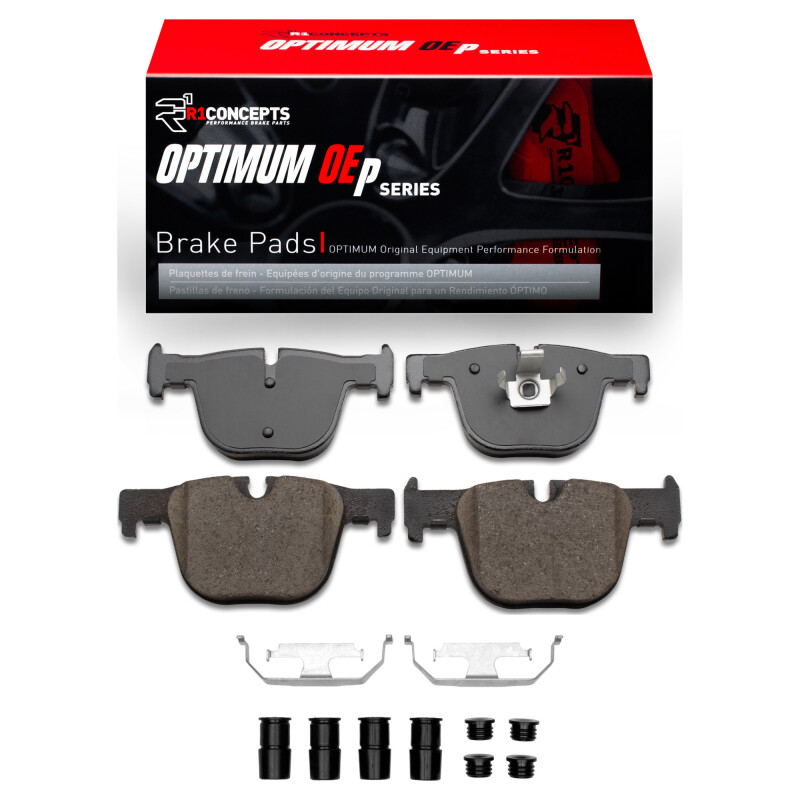 R1 2012-2020 BMW 428I xDrive Coupe & Convertible Rear R1 Optimum OE Pads & Hardware Kit