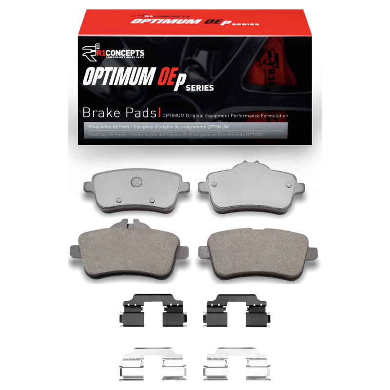 R1 2012-2018 Mercedes-Benz ML250 Rear R1 Optimum OE Pads & Hardware Kit