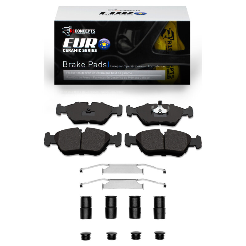 R1 1982-1991 BMW 533I Front R1 Euro Ceramic Pads & Hardware Kit