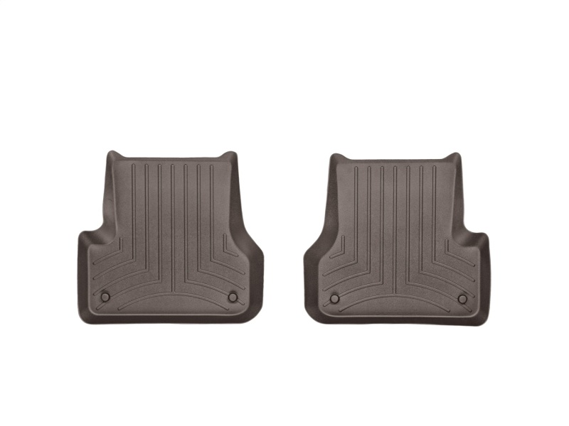 WeatherTech 2012+ Audi A6 Rear FloorLiner - Cocoa