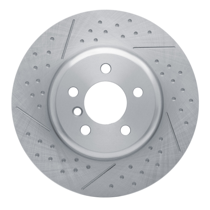 R1 2013-2021 BMW 330I xDrive Sedan Rear Brake Rotor - Dimpled and Slotted
