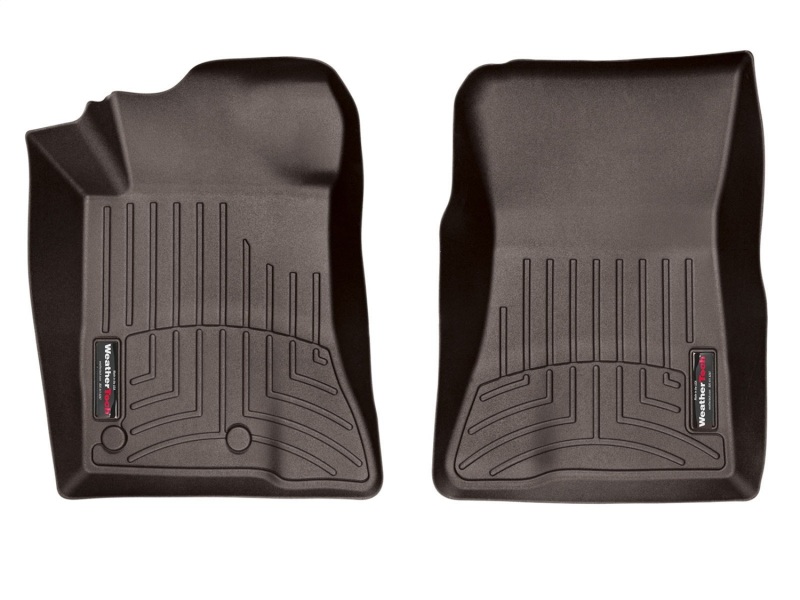 WeatherTech 2015+ Ford Mustang Front FloorLiner - Cocoa