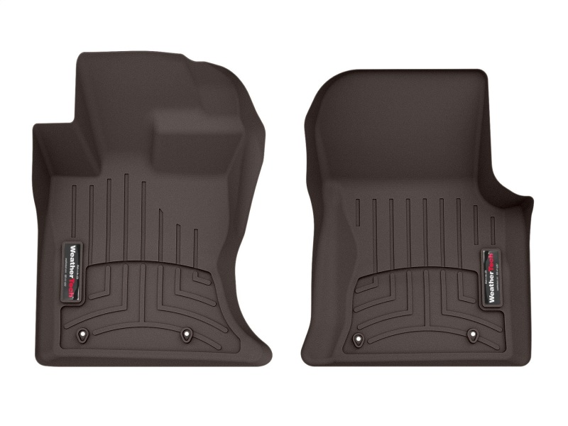 WeatherTech 2017+ Jaguar F-Pace Front FloorLiner - Cocoa