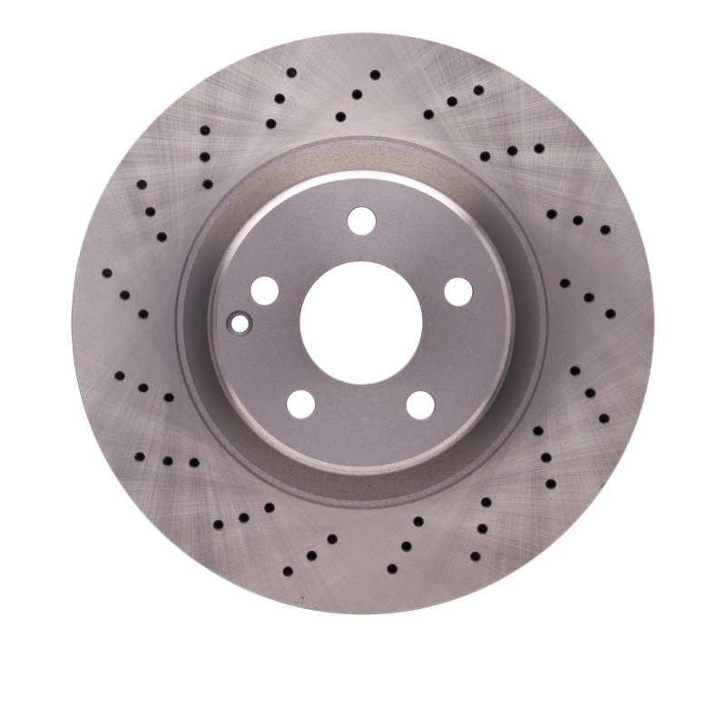 R1 2003-2012 Mercedes-Benz E500 Front Brake Rotor - Drilled