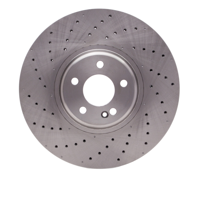 R1 2016-2023 Mercedes-Benz C450 AMG Front Brake Rotor - Drilled