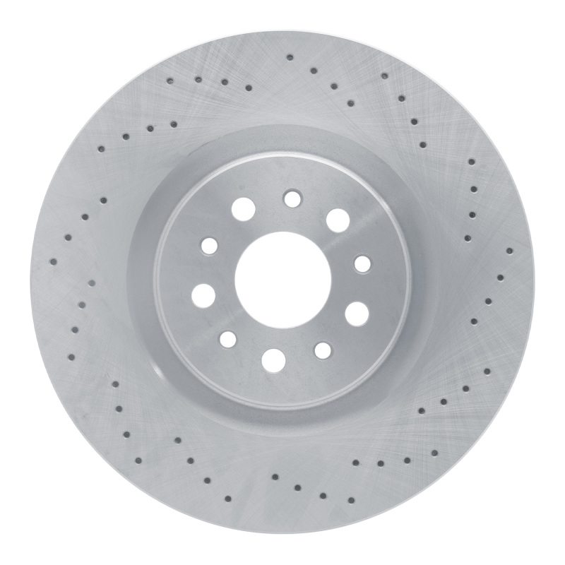 R1 2014-2024 Maserati Ghibli Front Brake Rotor - Drilled