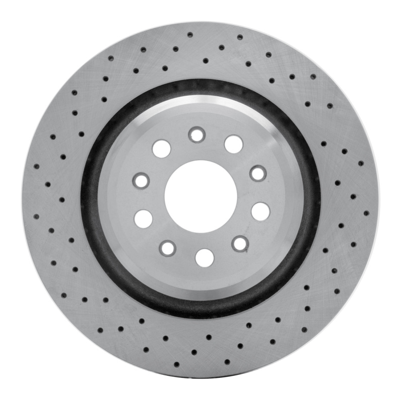 R1 2014-2022 Maserati Ghibli Rear Brake Rotor - Drilled