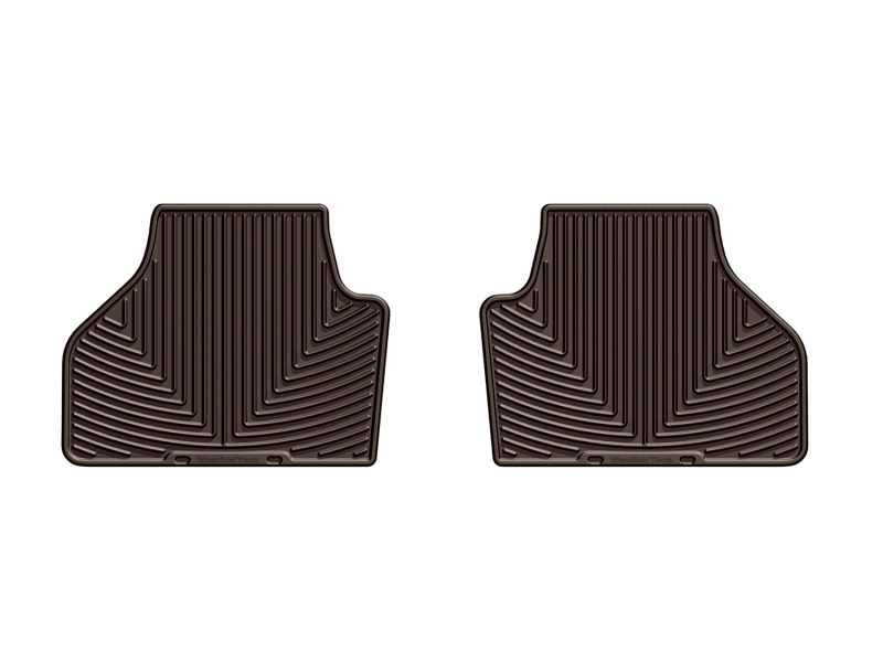 WeatherTech 2011+ BMW X3 Rear Rubber Mats - Cocoa