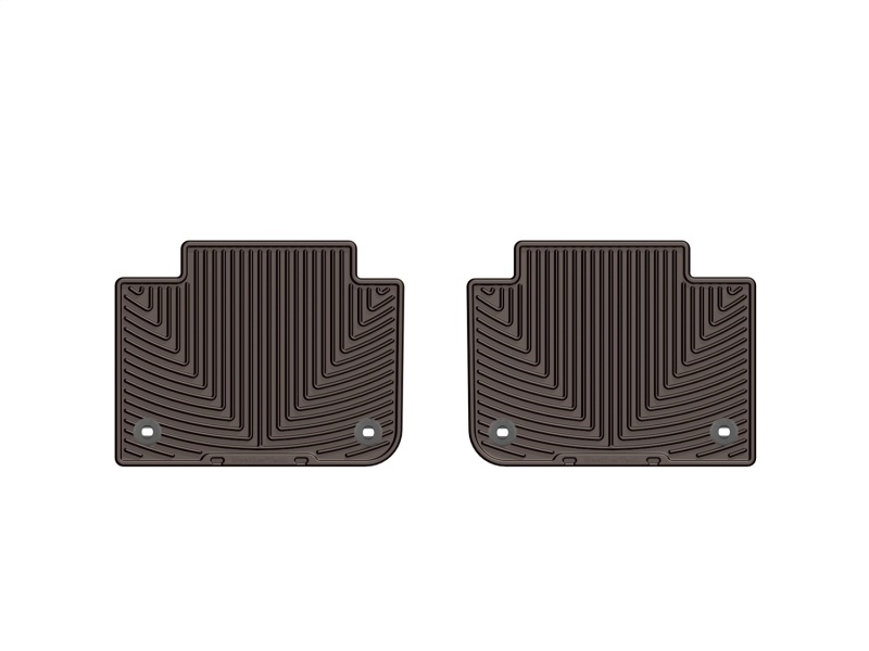 WeatherTech 2013+ Lexus GS Rear Rubber Mats - Cocoa