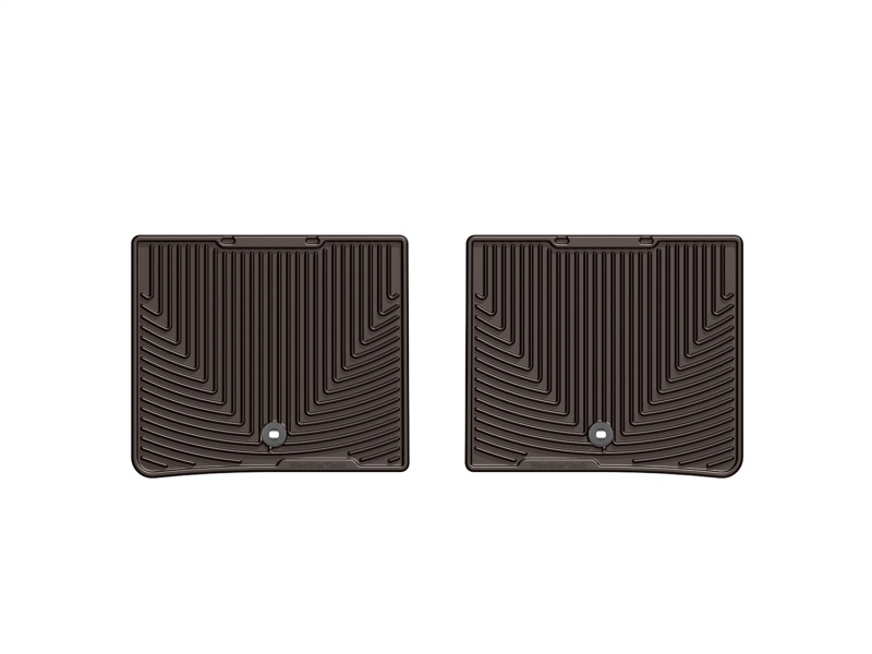 WeatherTech 2013+ Lexus ES Rear Rubber Mats - Cocoa